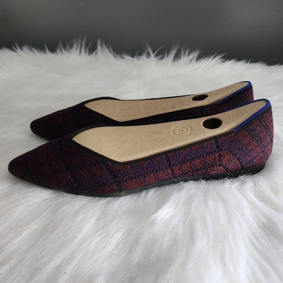 *NIB* Rothy's The Point in Cranberry Plaid - Picture 7 of 11